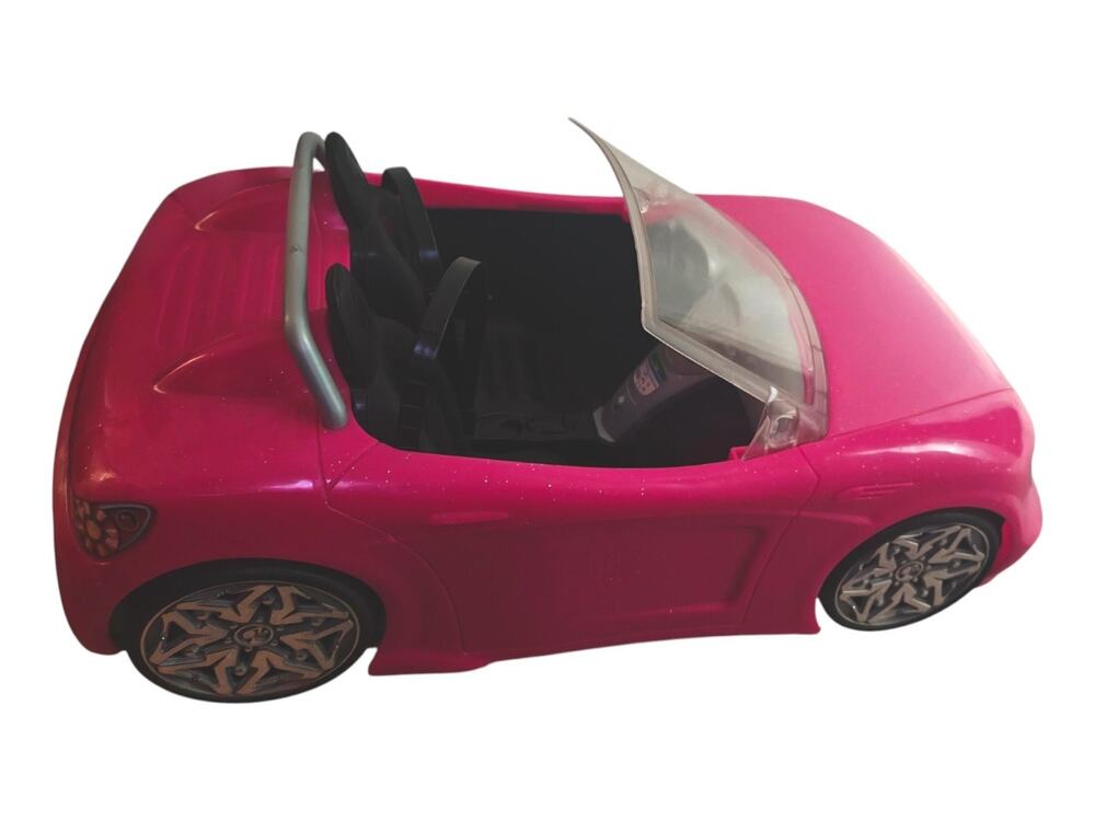 Barbie Pink Convertible Sports Car Glam Beach 2013 Mattel